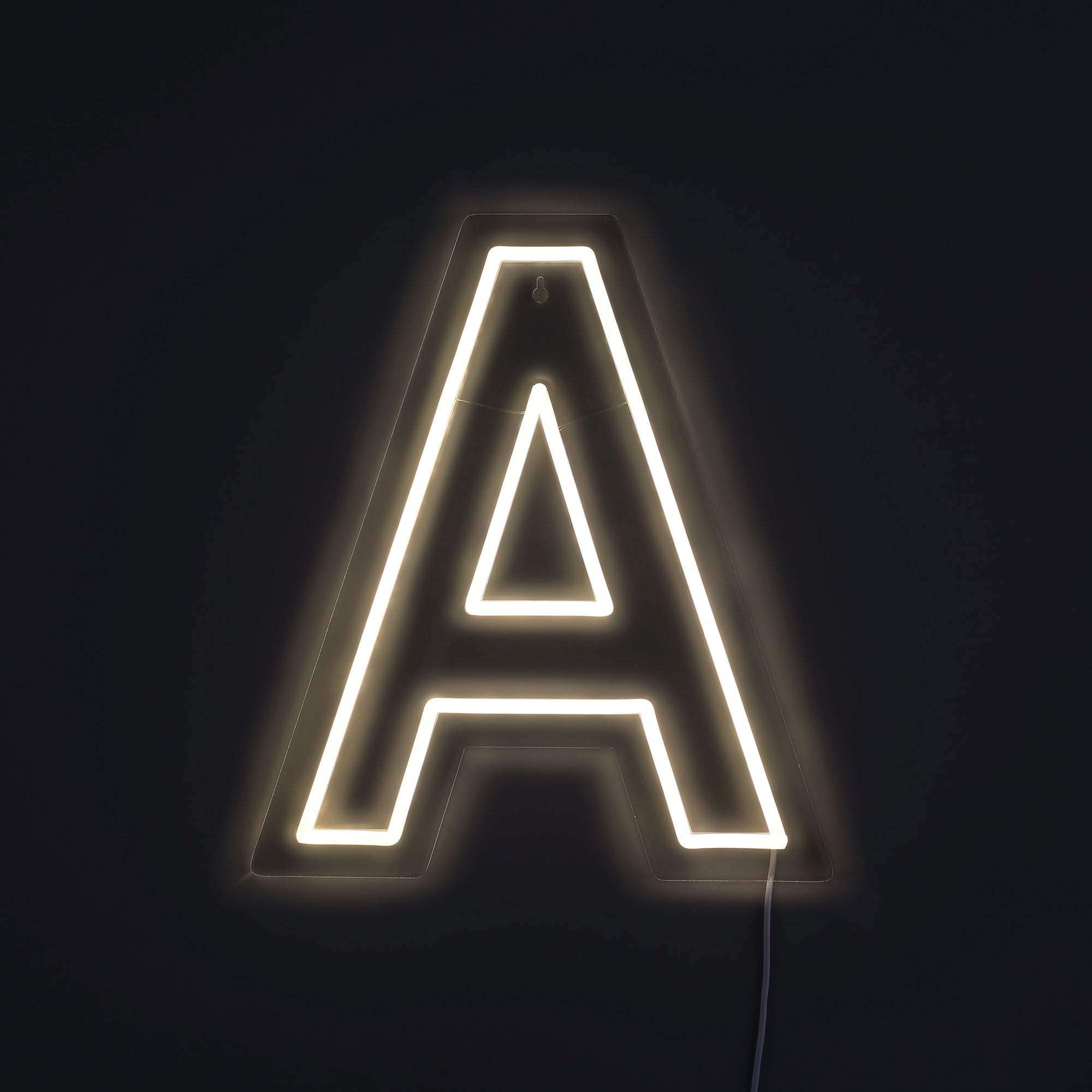 Bokstav A Neon Vägglampa-Lampconcept.se
