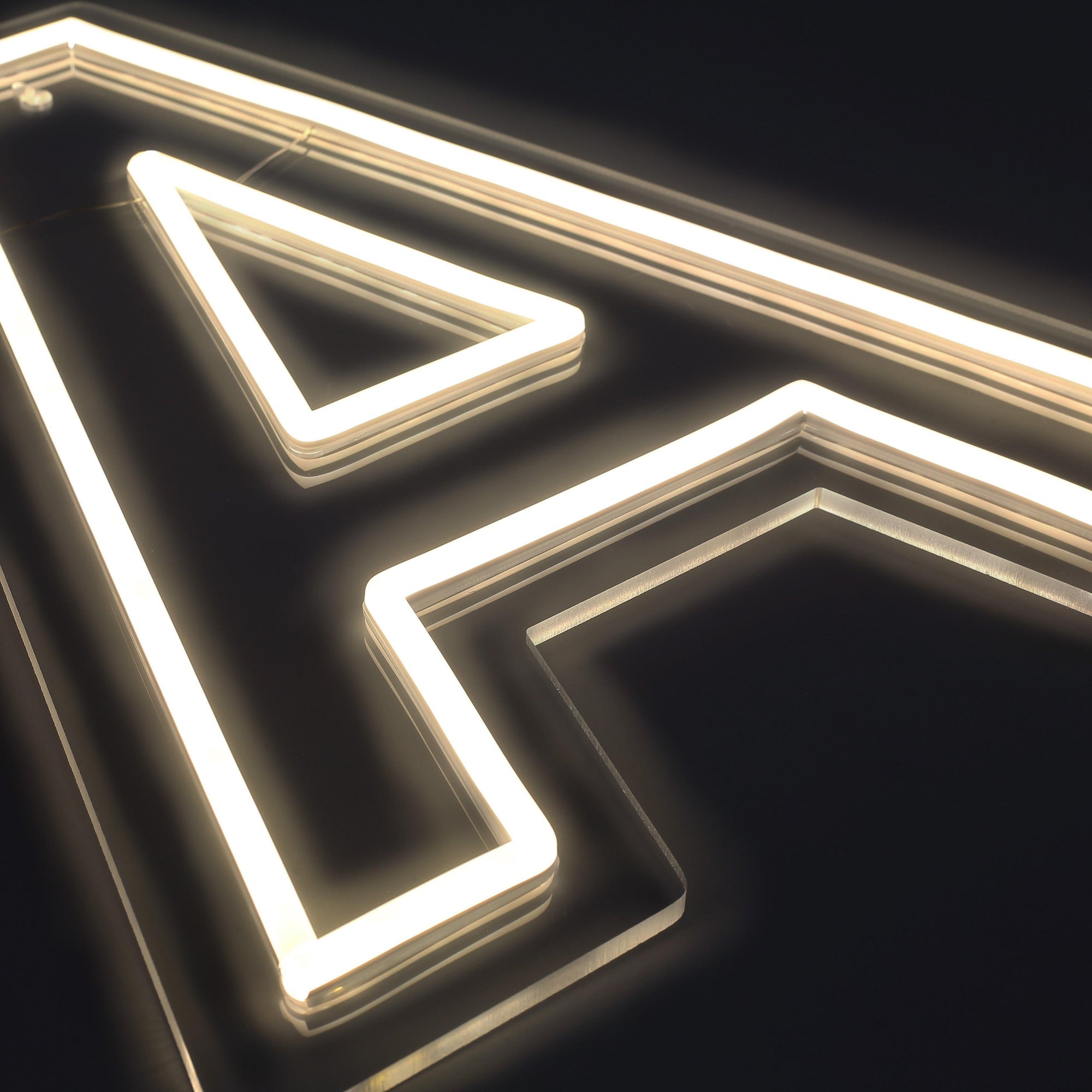 Bokstav A Neon Vägglampa-Lampconcept.se