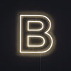 Bokstav B Neon Vägglampa