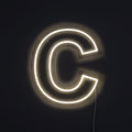 Bokstav C Neonskylt