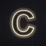 Bokstav C Neon Vägglampa-Lampconcept.se