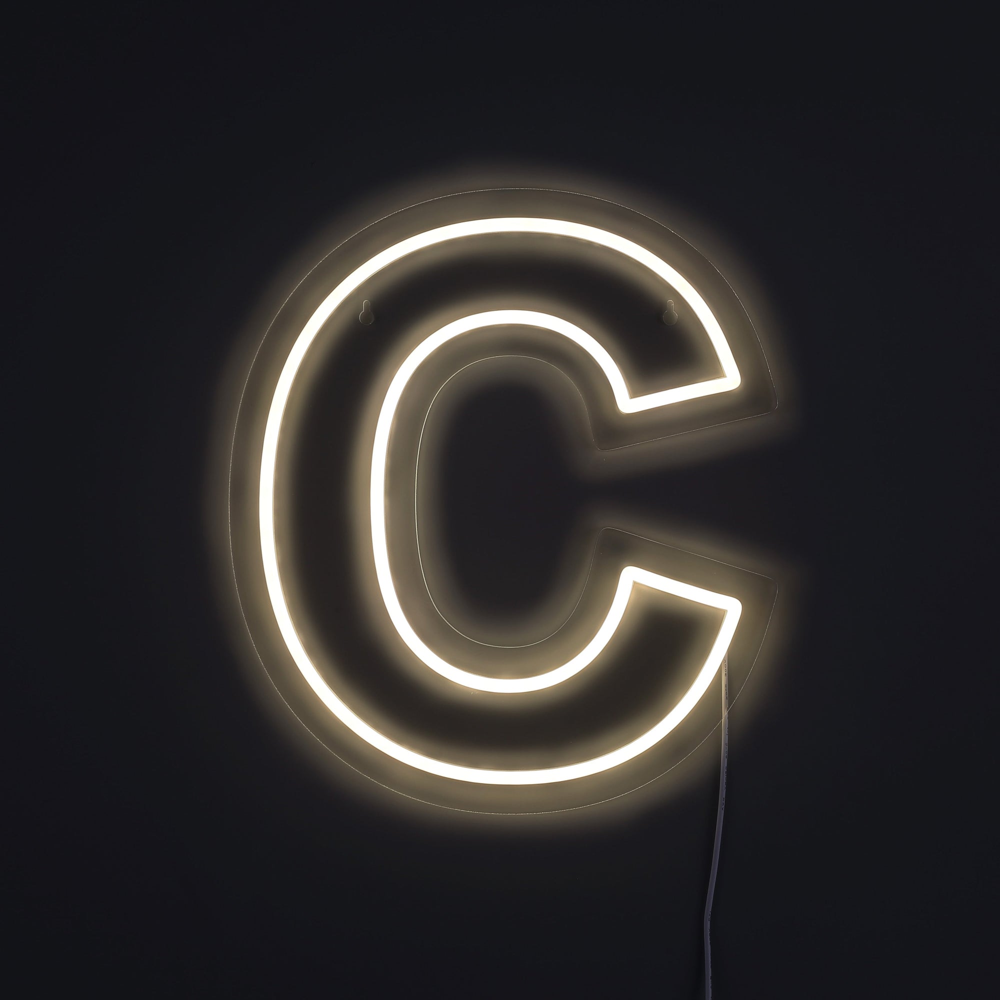 Bokstav C Neon Vägglampa-Lampconcept.se