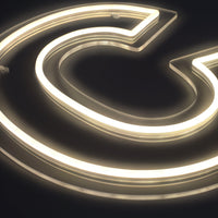 Bokstav C Neon Vägglampa-Lampconcept.se