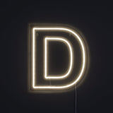Bokstav D Neon Vägglampa-Lampconcept.se