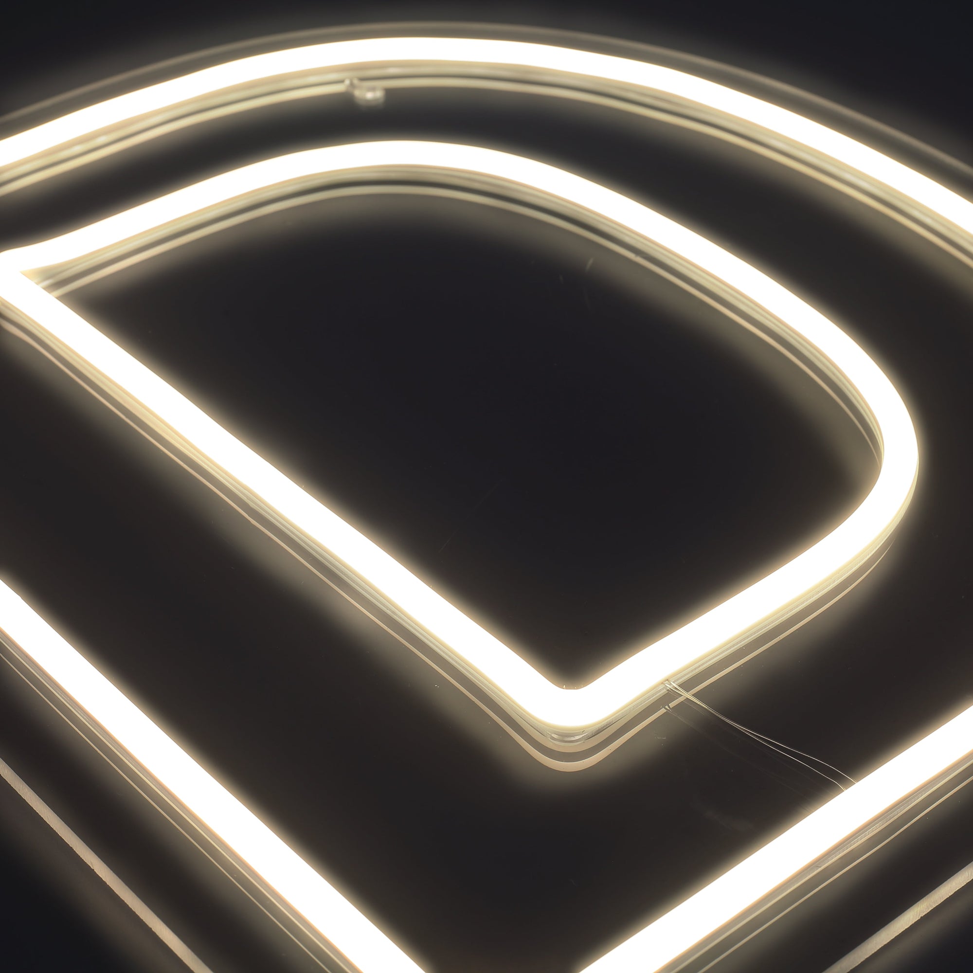 Bokstav D Neon Vägglampa-Lampconcept.se