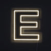 Bokstav E Neon Vägglampa