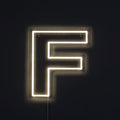 Bokstav F Neonskylt