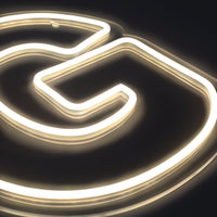 Bokstav G Neon Vägglampa-Lampconcept.se