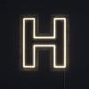 Bokstav H Neon Vägglampa-Lampconcept.se