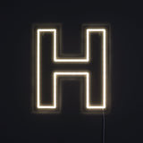 Bokstav H Neon Vägglampa-Lampconcept.se