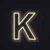 Bokstav K Neon Vägglampa