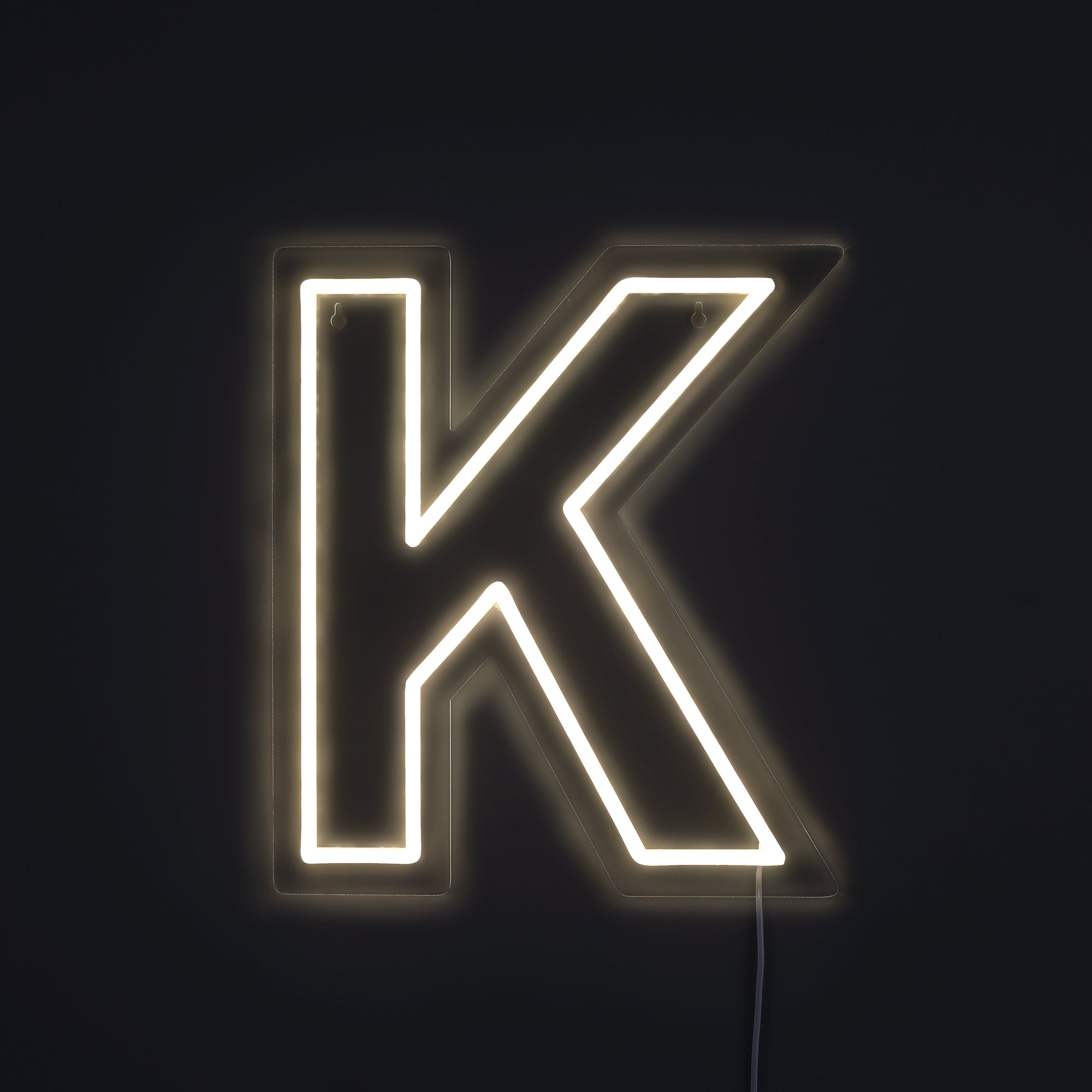 Bokstav K Neon Vägglampa-Lampconcept.se