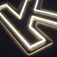 Bokstav K Neon Vägglampa-Lampconcept.se