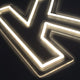 Bokstav K Neonskylt