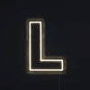 Bokstav L Neon Vägglampa-Lampconcept.se