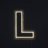 Bokstav L Neon Vägglampa-Lampconcept.se