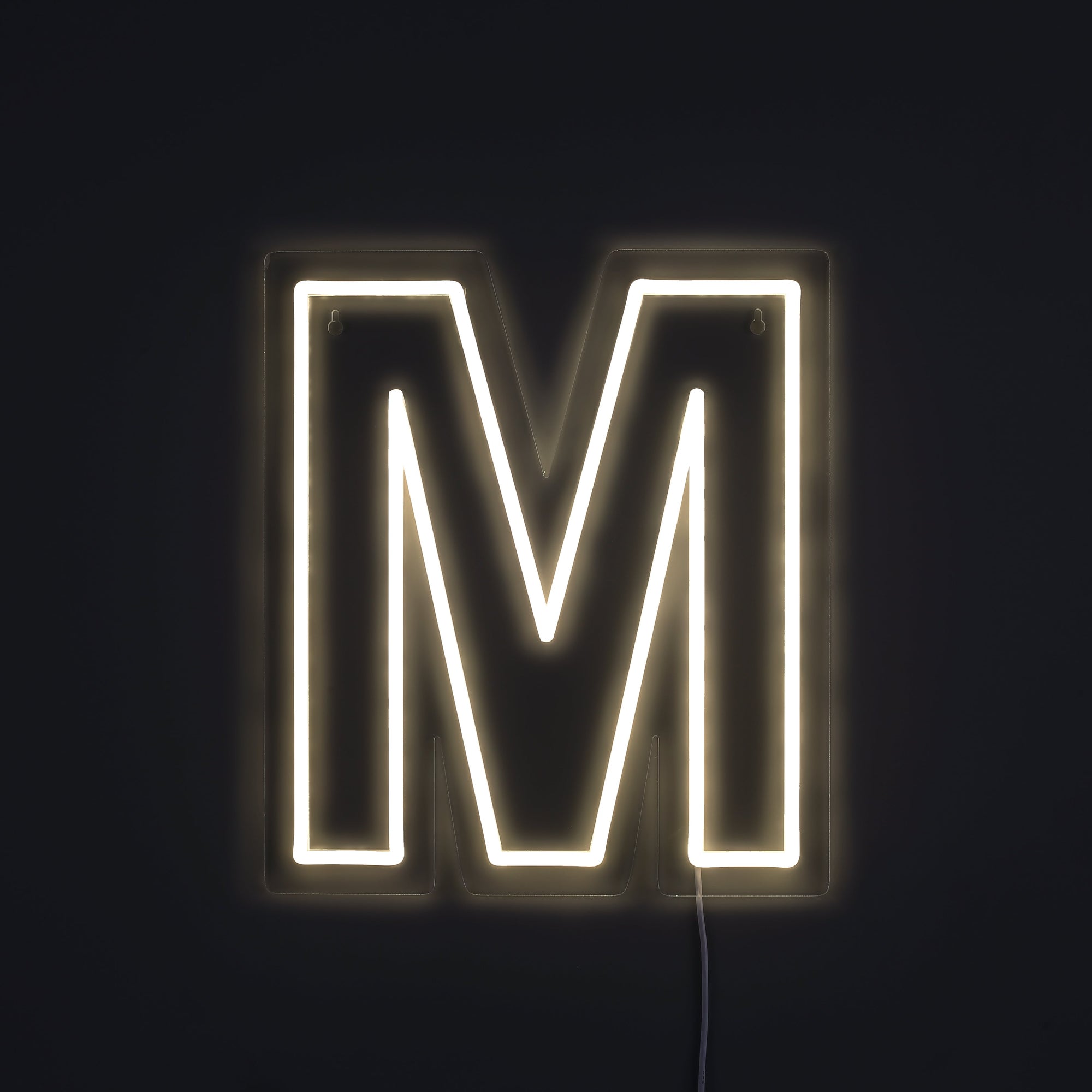 Bokstav M Neon Vägglampa-Lampconcept.se