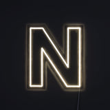 Bokstav N Neon Vägglampa-Lampconcept.se