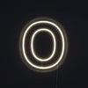Bokstav O Neon Vägglampa-Lampconcept.se