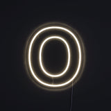 Bokstav O Neon Vägglampa-Lampconcept.se