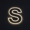 Bokstav S Neon Vägglampa