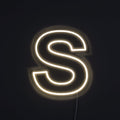Bokstav S Neonskylt