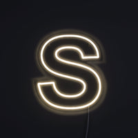 Bokstav S Neon Vägglampa-Lampconcept.se