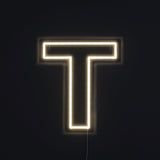 Bokstav T Neon Vägglampa-Lampconcept.se