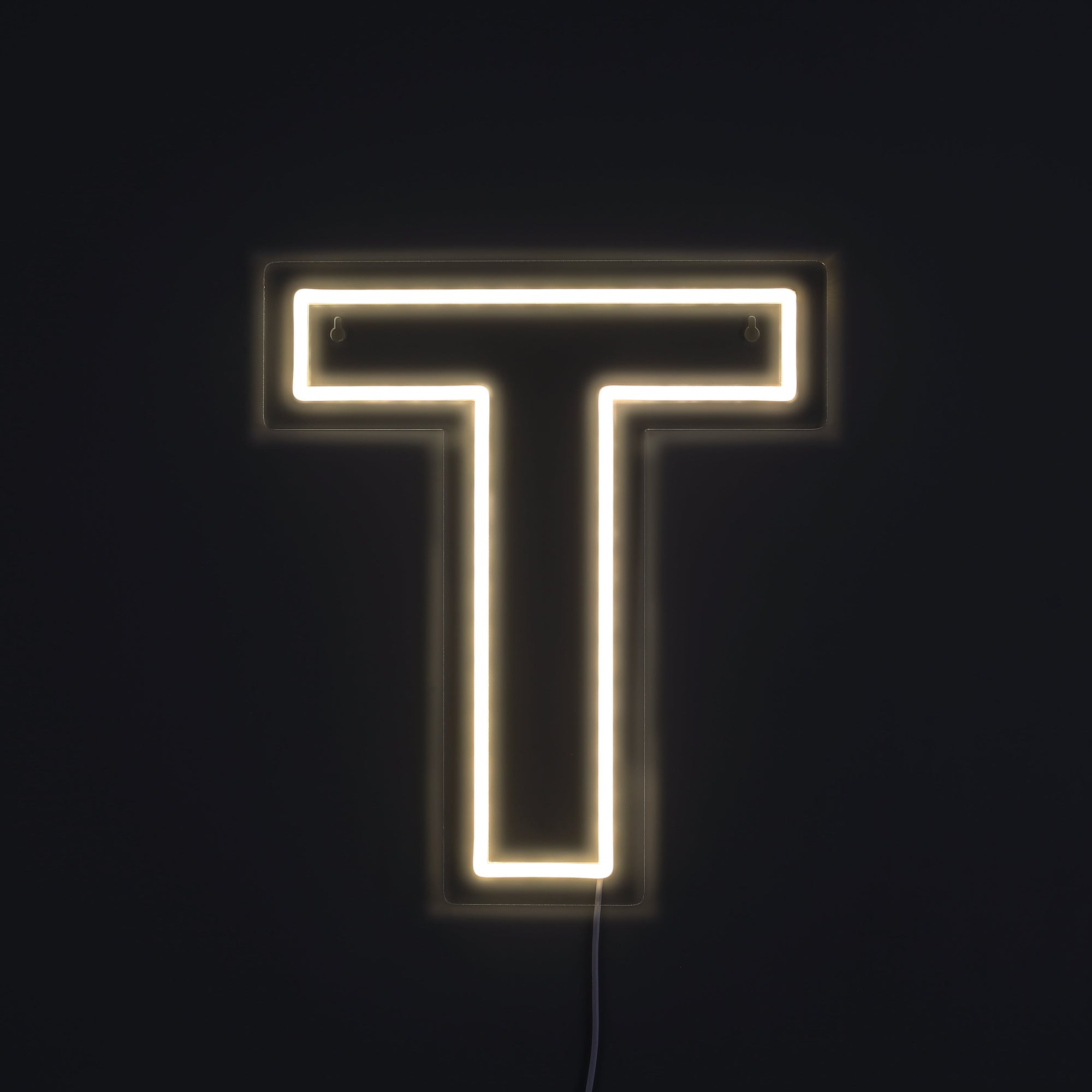 Bokstav T Neon Vägglampa-Lampconcept.se