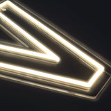 Bokstav V Neon Vägglampa-Lampconcept.se
