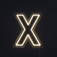 Bokstav X Neon Vägglampa-Lampconcept.se