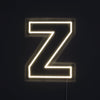 Bokstav Z Neon Vägglampa