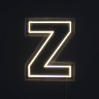 Bokstav Z Neon Vägglampa-Lampconcept.se