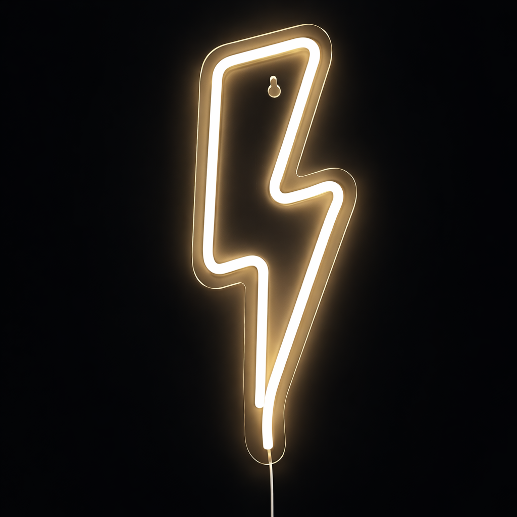 Thunder Neon Vägglampa