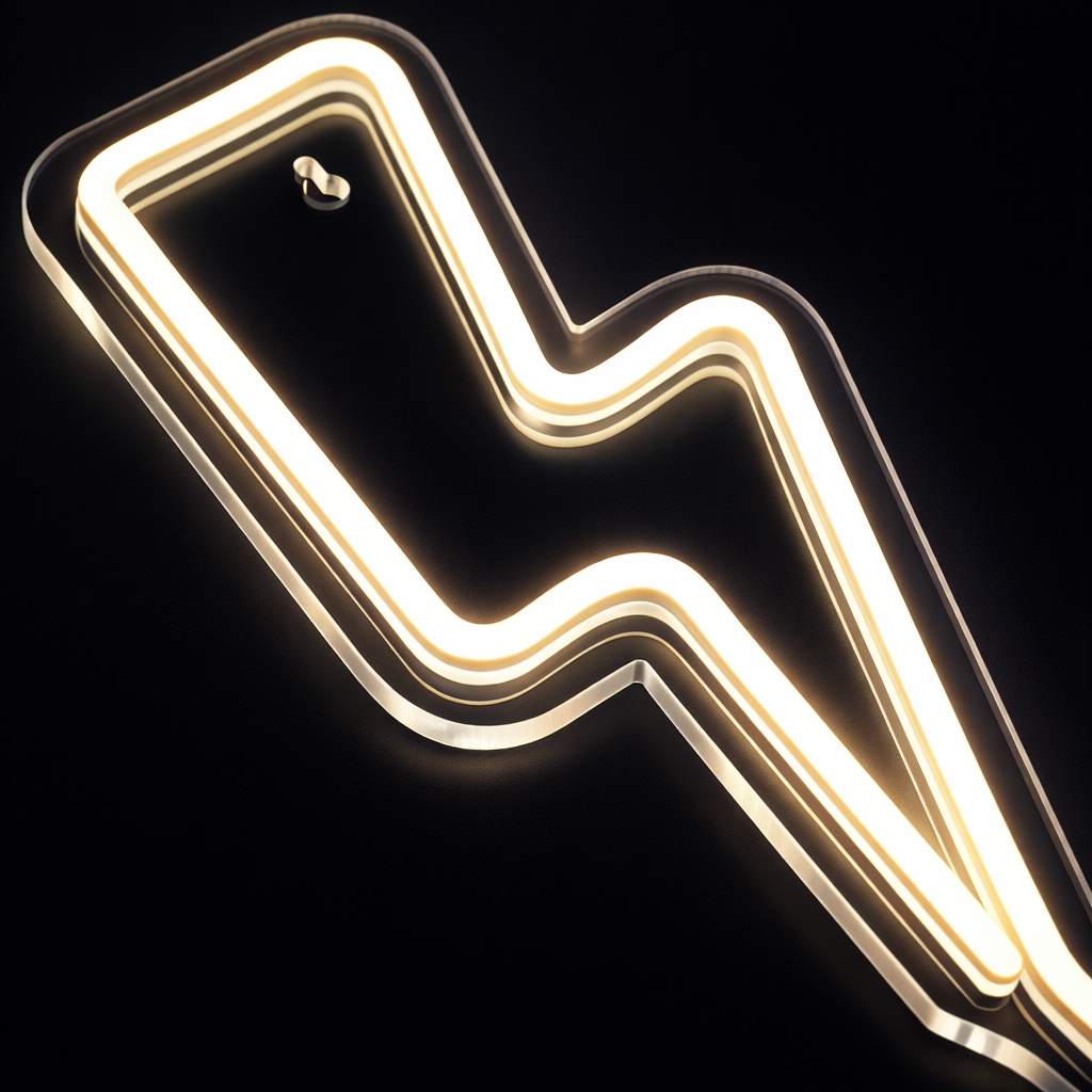 Thunder Neon Vägglampa