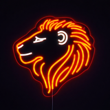 Lion Neon Vägglampa