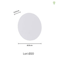 Lori Vägglampa Ø20 Metall