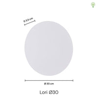 Lori Vägglampa Ø30 Metall