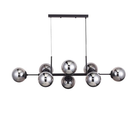 Lugano Långbordstaklampa Svart/Smoke-Lampconcept.se