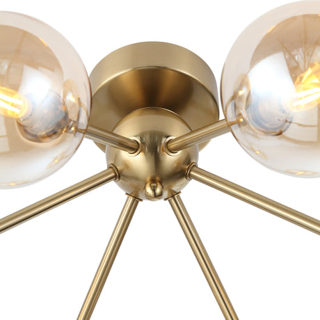 Lugano Taklampa Ø51 Amber-Lampconcept.se
