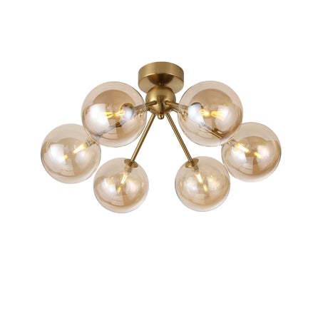 Lugano Taklampa Ø64 Amber-Lampconcept.se