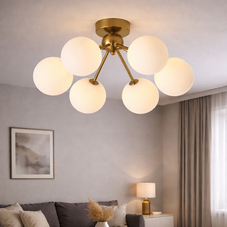 Lugano Taklampa Ø64 Opal-Lampconcept.se