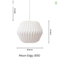 Moon Edgy Ø30 Taklampa