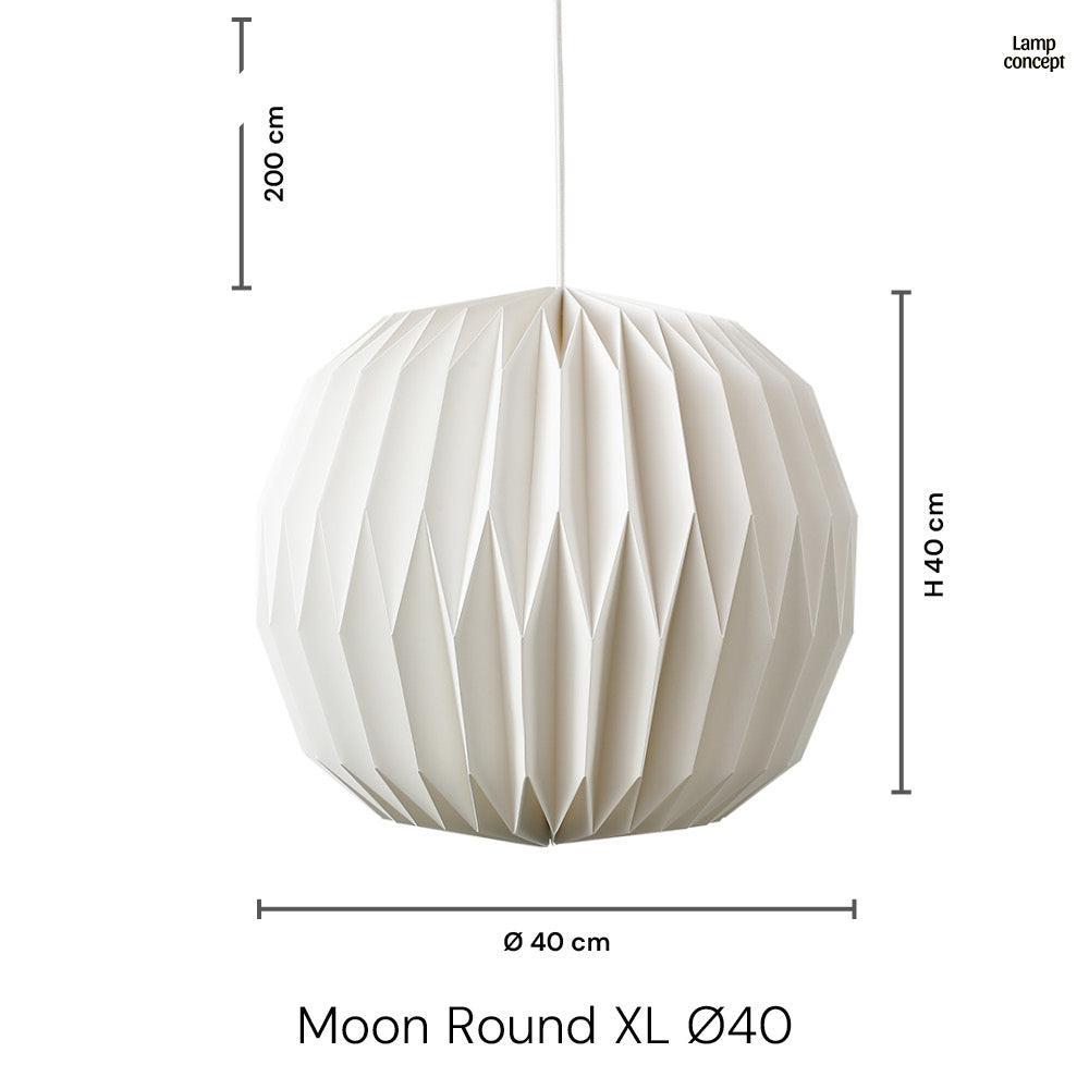 Moon Round XL Ø40 Taklampa-Lampconcept.se