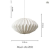 Moon UFO Ø35 Taklampa