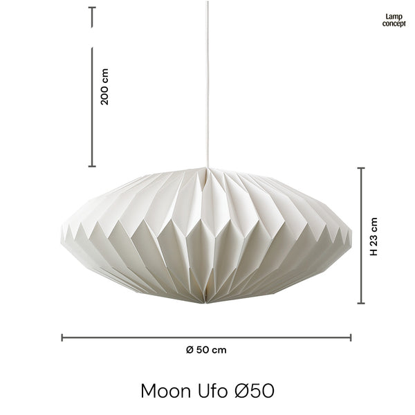 Moon UFO Ø50 Taklampa