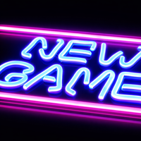 New Game Neonskylt