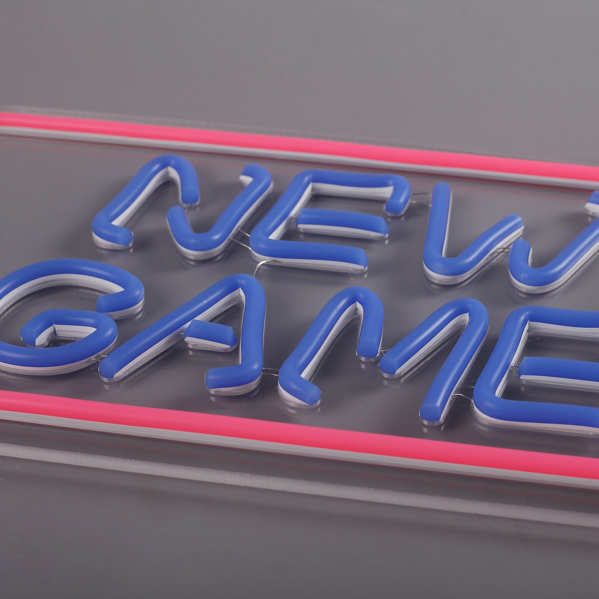 New Game Neon Vägglampa