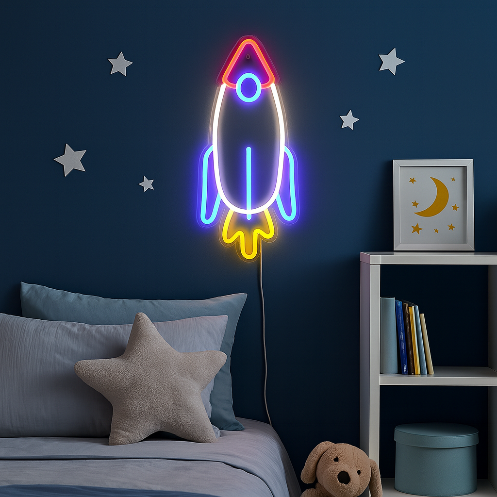 Rocket Neon Vägglampa