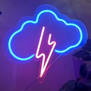 Thunder Cloud Neonskylt